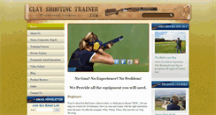 Desktop Screenshot of clayshootingtrainer.com